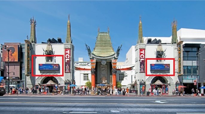 TCL Chinese Theatre exterior LED facade